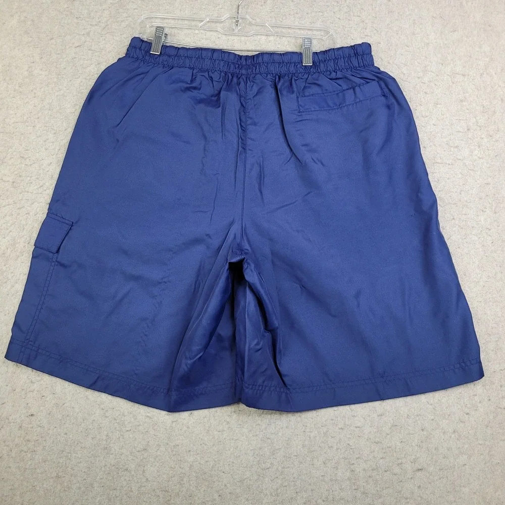 Vintage Nike Swimming Shorts‎ Mens XL Blue Lined 9